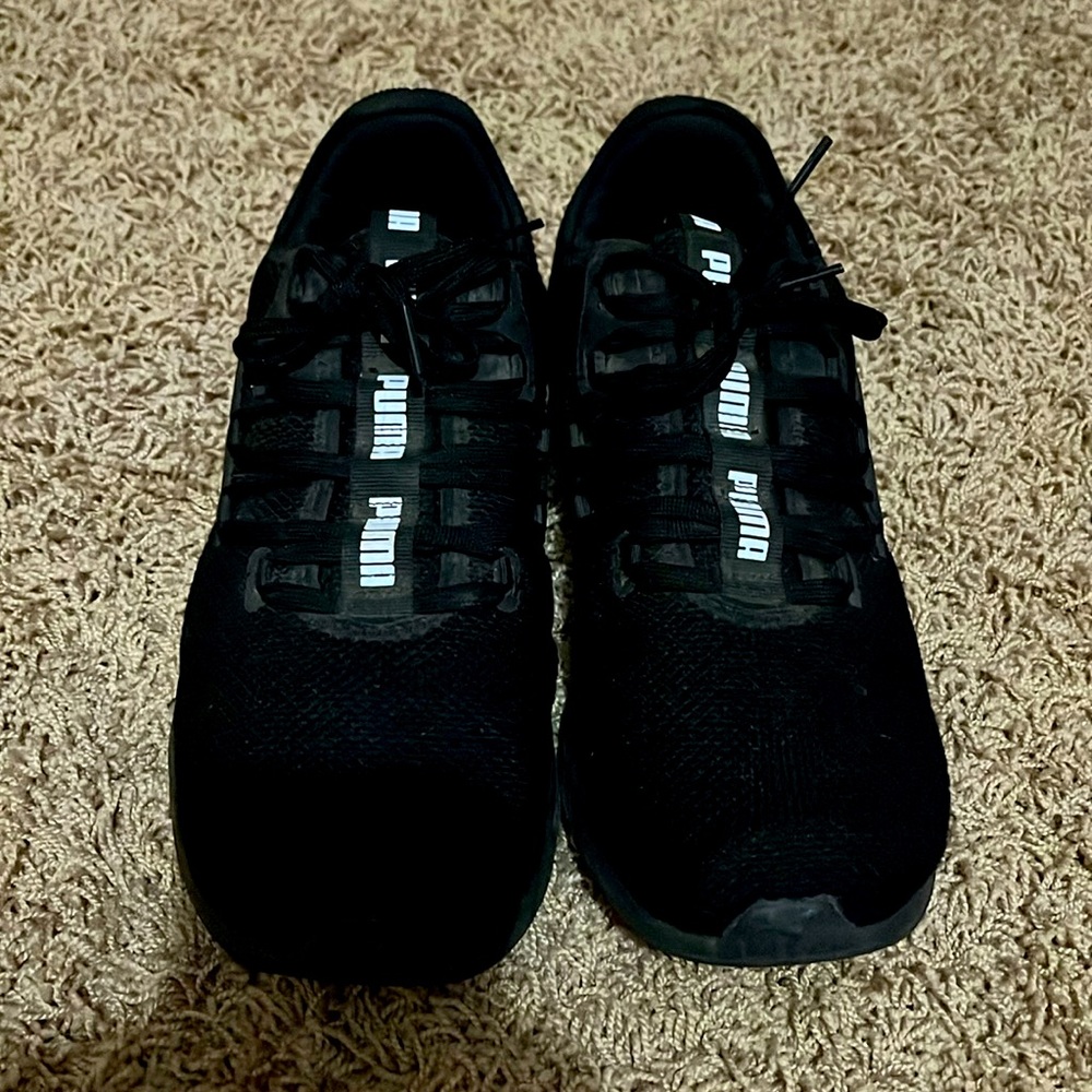 Puma running shoes.